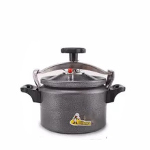 Fashion Explosion-Proof 5L Household Aluminum Alloy Black Open Flame Gas Pressure Cooker
